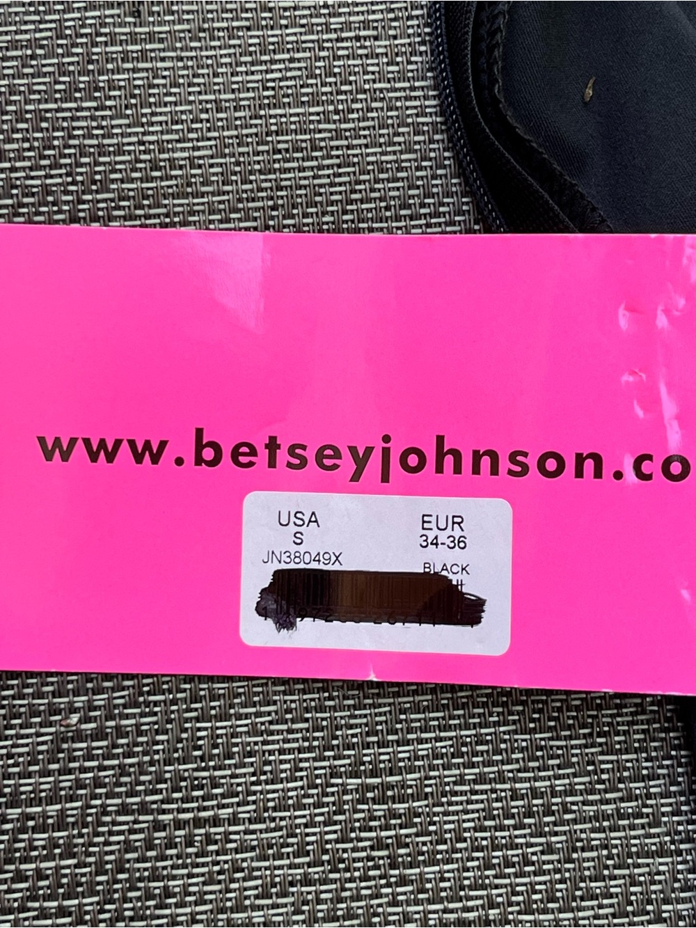Betsey Johnson Black Sleeveless Midi Dress - Picture 8 of 12